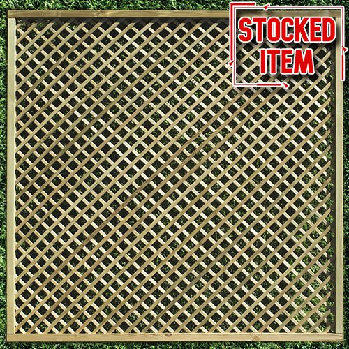 KDM Rectangle Diamond Lattice Fence Panel
