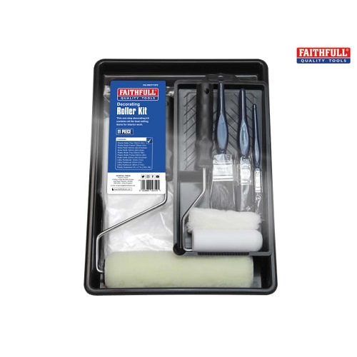 Faithfull Decorating Roller Kit, 11 Piece - Image 2