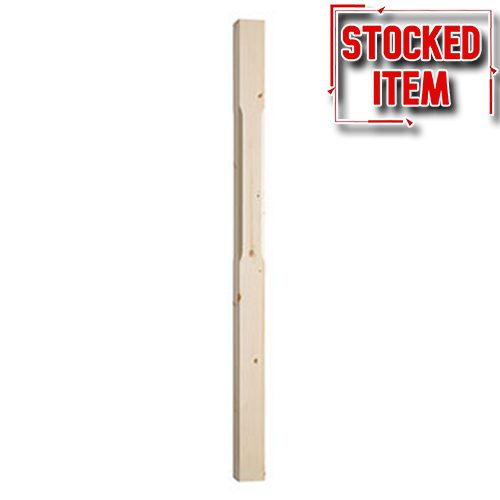 ST1500P-STOP-CHAMFERED-NEWEL-PINE Stocked Item