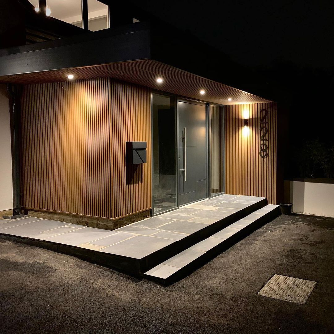 Forma Spiced Oak Composite Slatted Cladding - Image 5