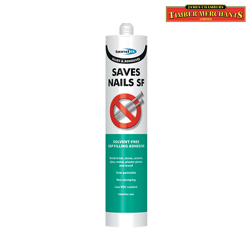 Saves Nails Solvent-Free Gap-Filling Adhesive